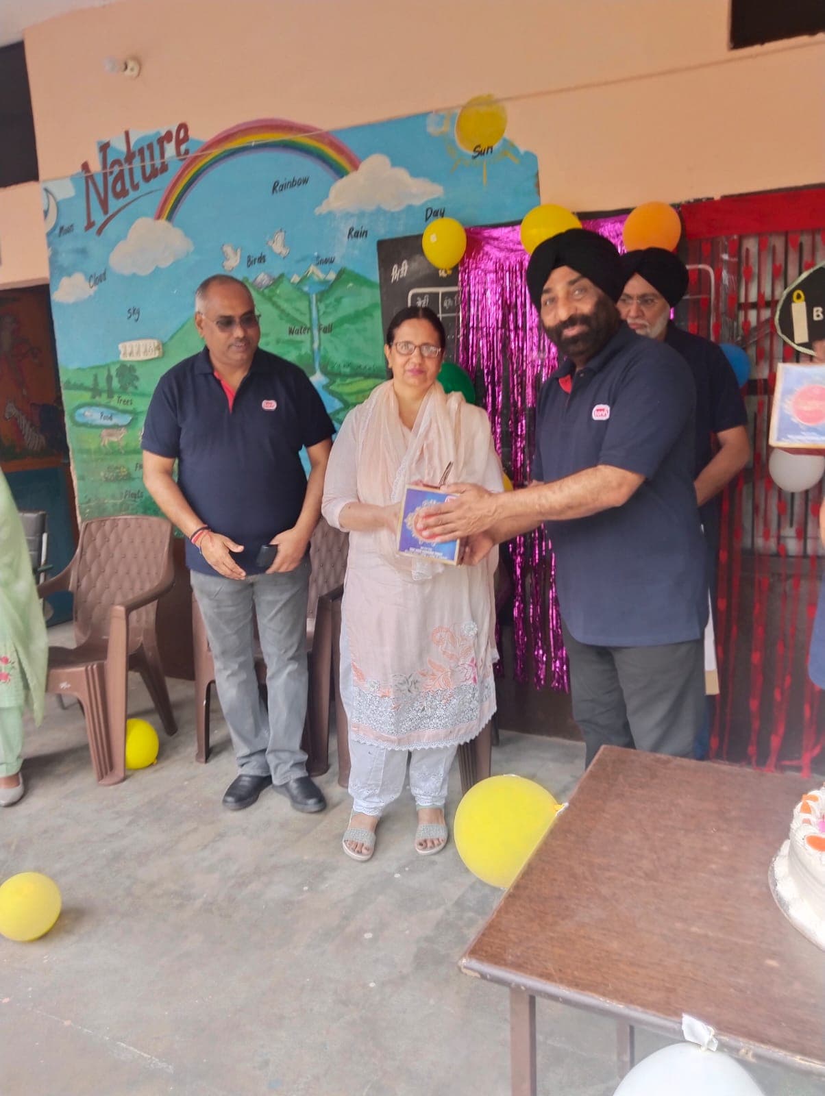 Knowledge sharing book distribution ceremony